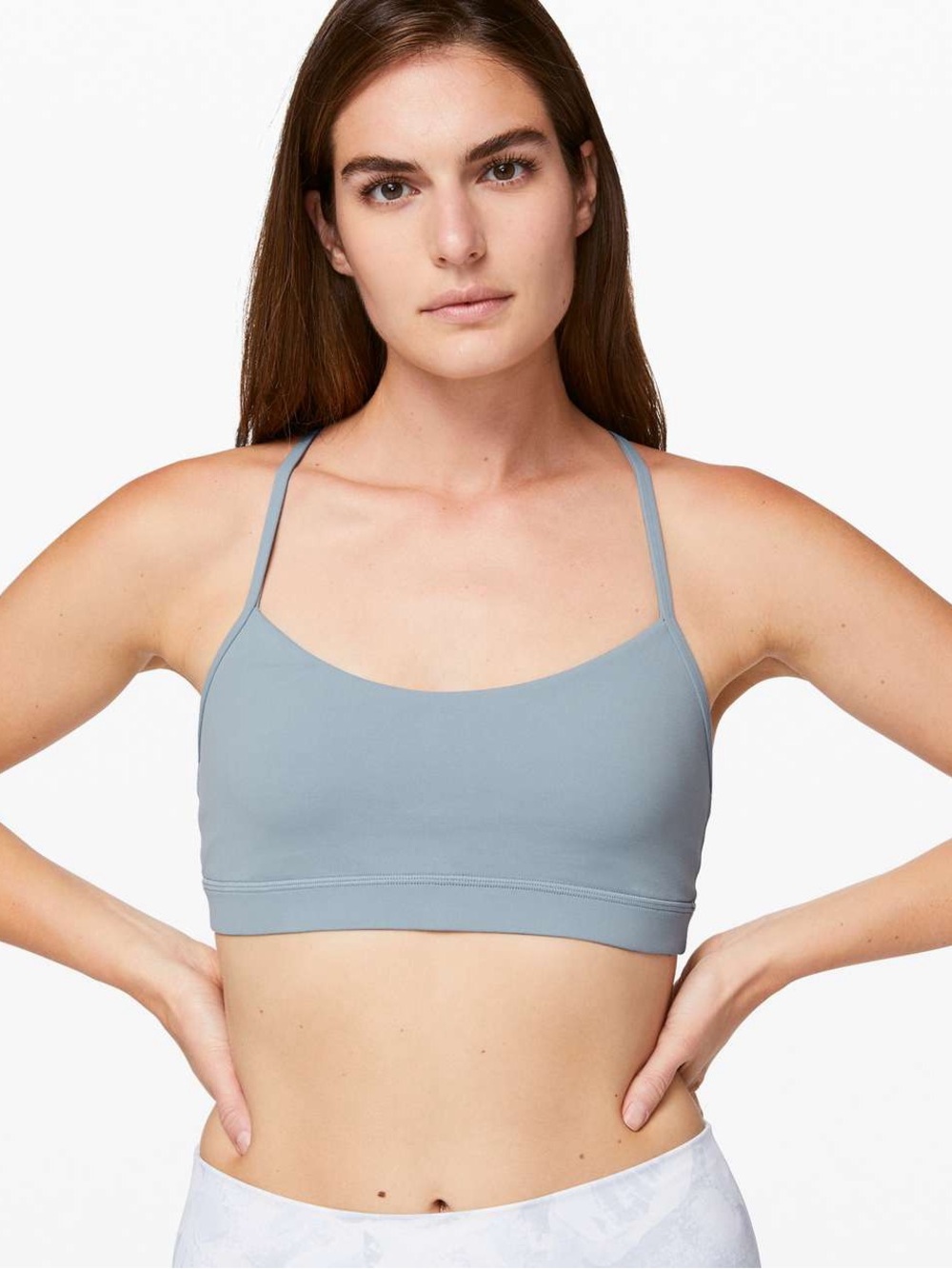 Lululemon Flow Y Bra *Nulu Chambray